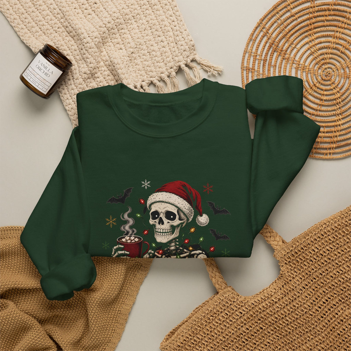 Creepy & Bright Skeleton Sweatshirt