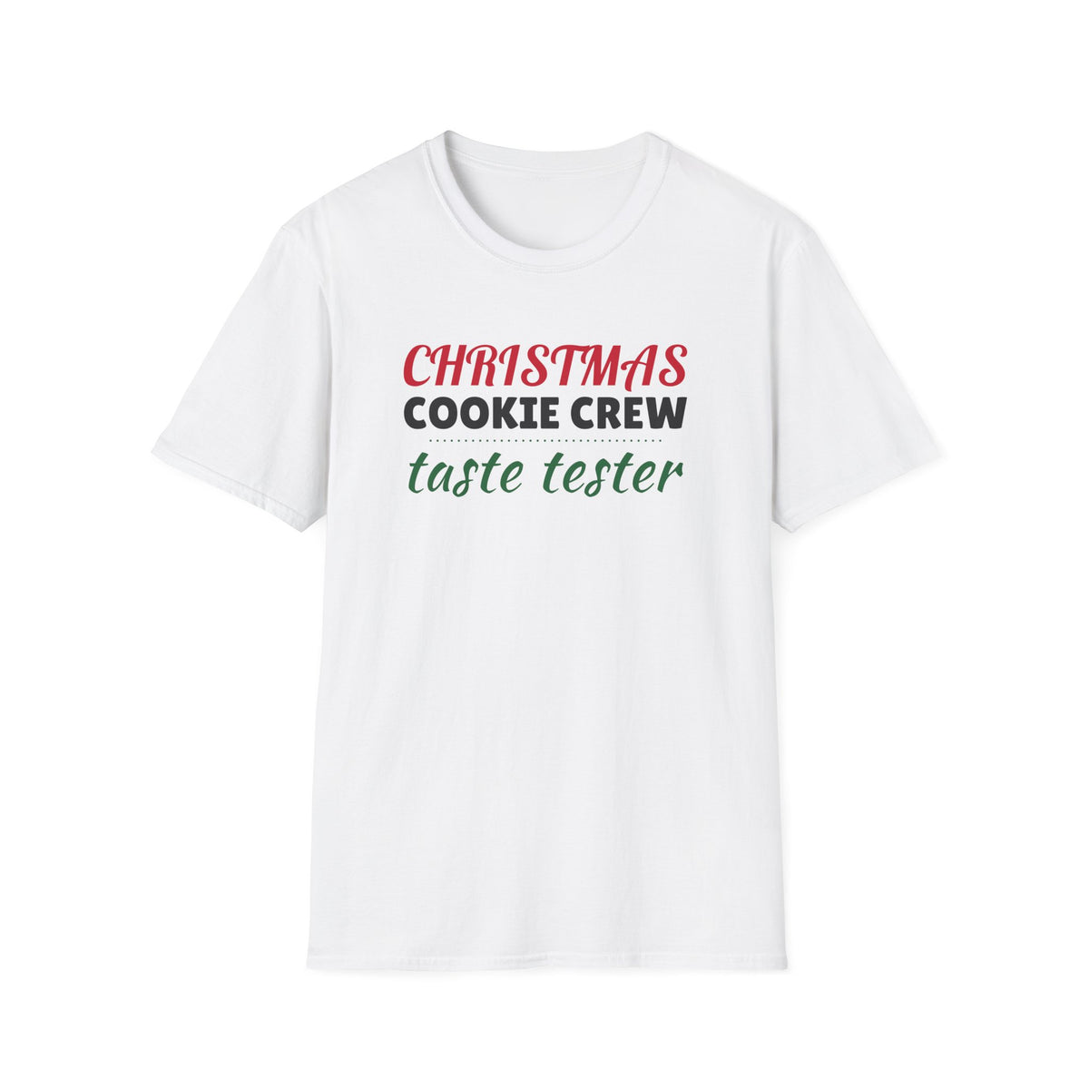 Christmas Cookie Crew Taste Tester Matching Family T-Shirt – Gifted Porch, view 1