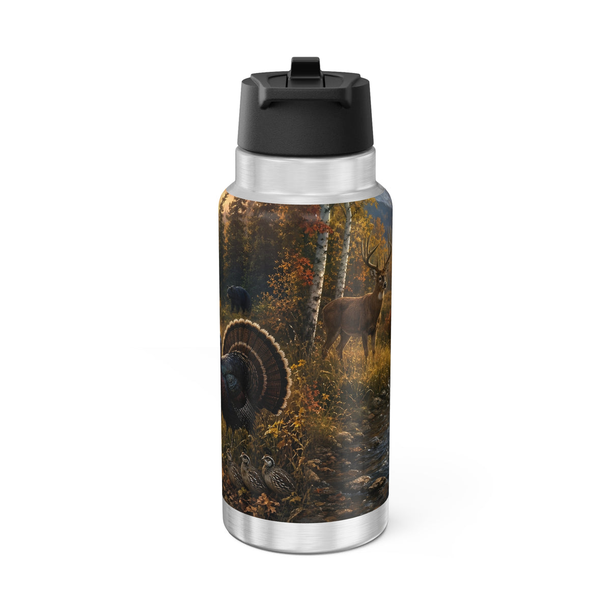 Wilderness Trophy Mix 32oz tumbler – hunting tumbler by Gifted Porch