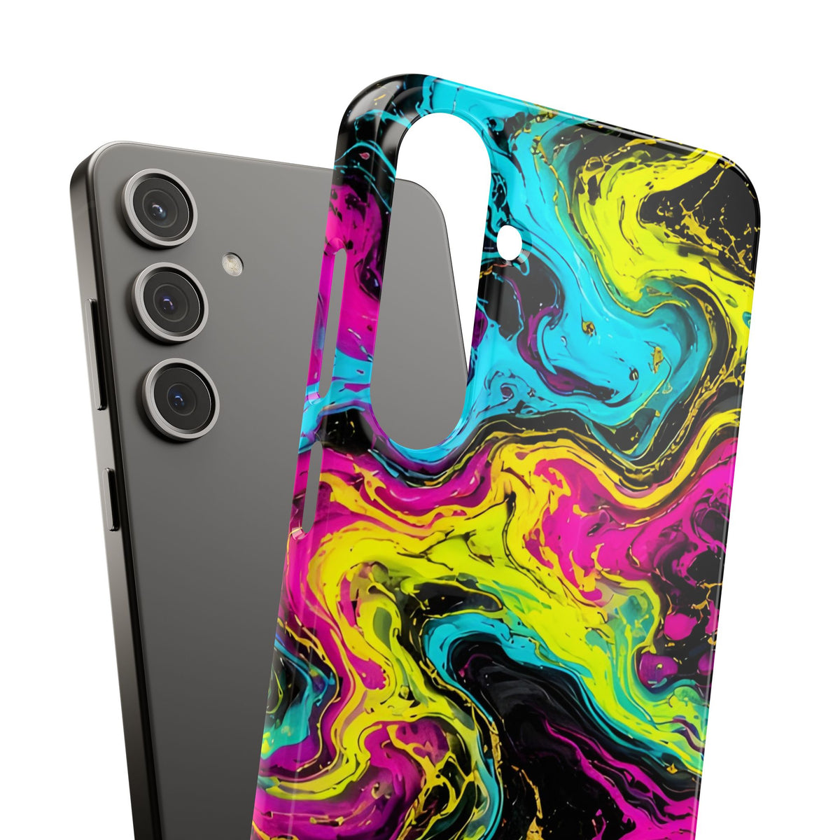 Neon Marble Abstract Phone Case