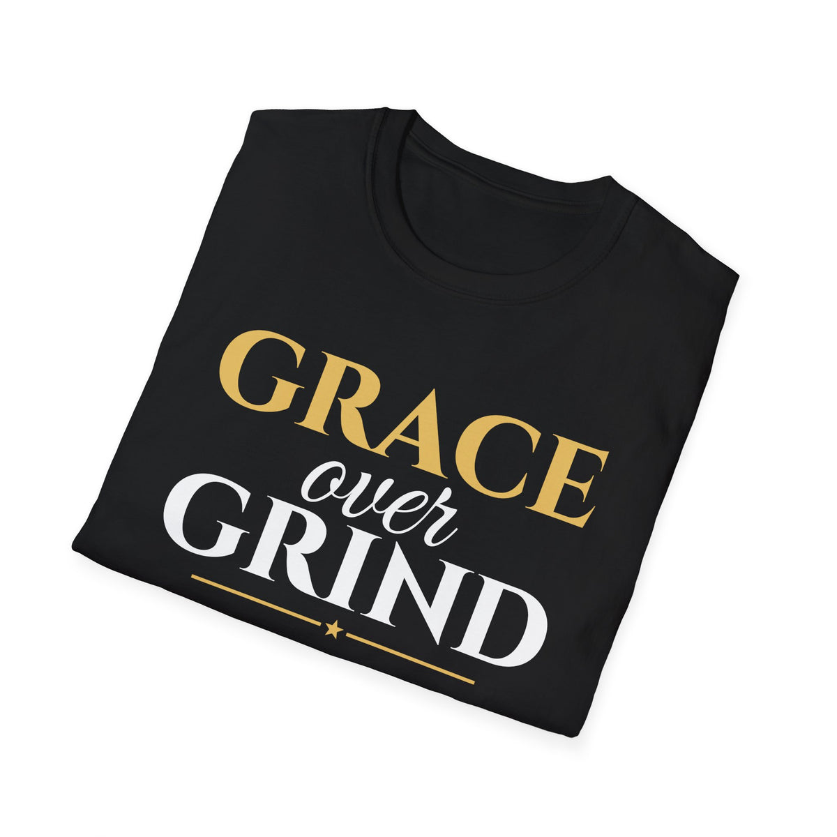 Grace Over Grind Christian T-Shirt – Gifted Porch, view 8