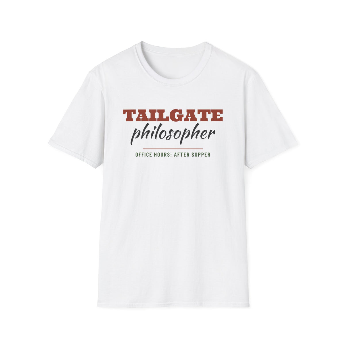 Tailgate Philosopher Funny Country T-Shirt – Gifted Porch, view 1