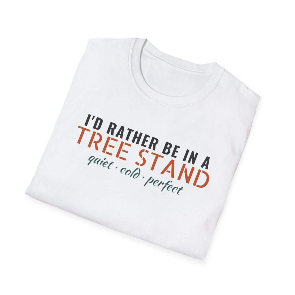 I'd Rather Be In A Tree Stand Hunting T-Shirt – Gifted Porch, view 5