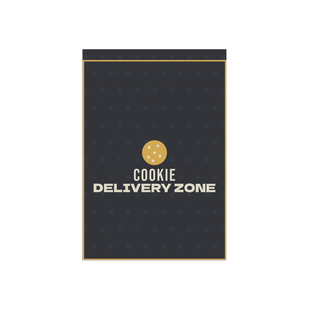 Cookie Delivery Zone Garden Flag