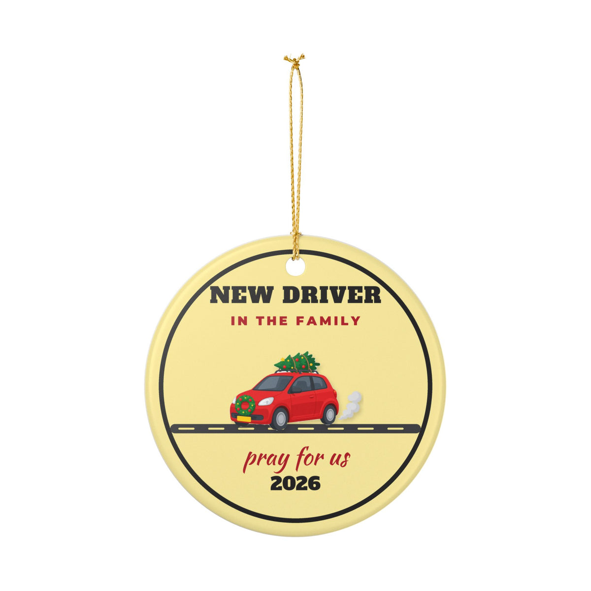 New Driver In The Family 2026 Funny Christmas Ornament – Gifted Porch, view 7