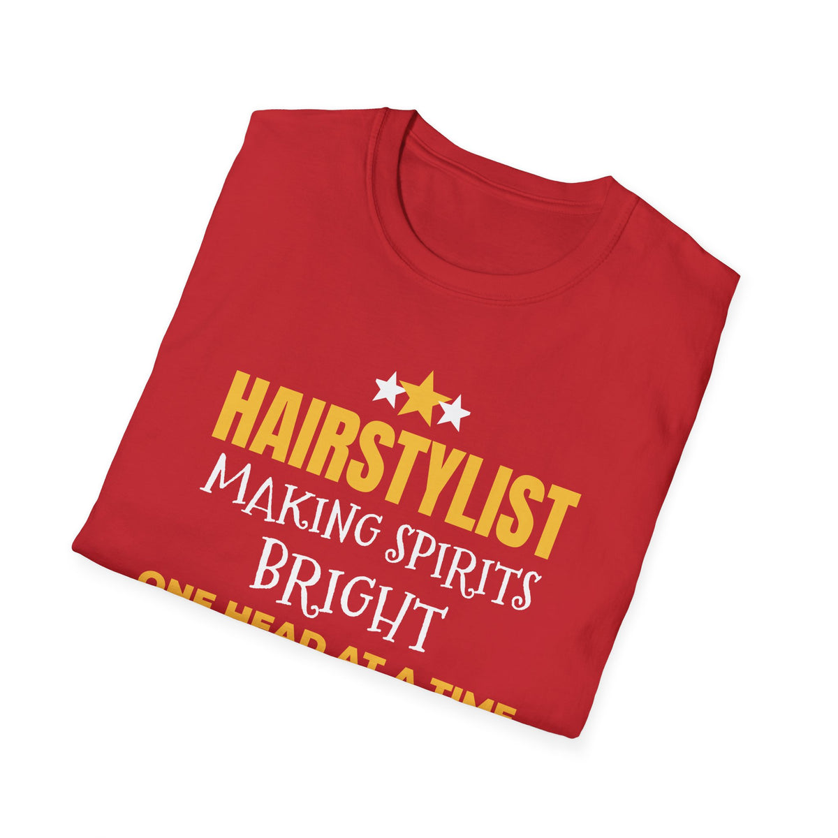 Hairstylist Making Spirits Bright One Head At A Time Christmas T-Shirt Gift – Gifted Porch