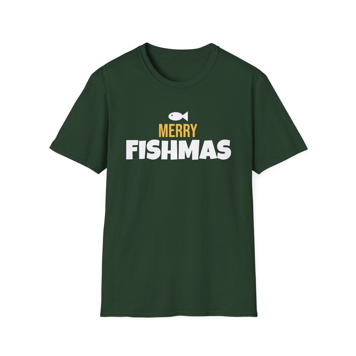 Merry Fishmas Funny Fishing Christmas T-Shirt Fisherman Holiday Gift Tee – Gifted Porch