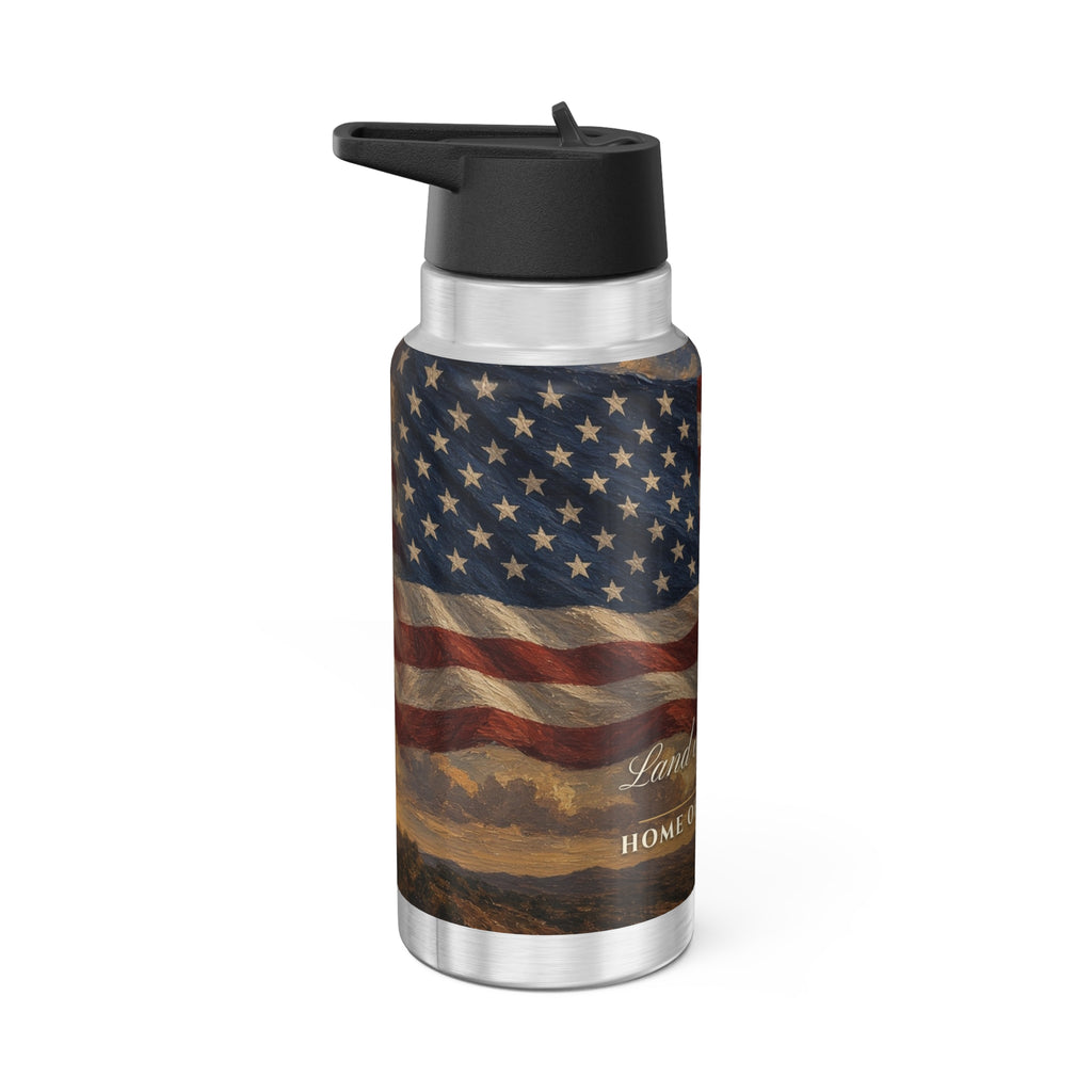 Land of the Free Flag 32oz Tumbler