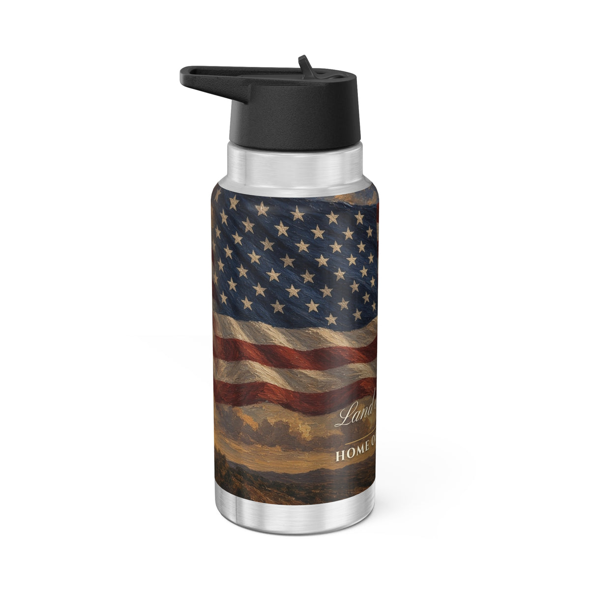 Land of the Free Flag 32oz Tumbler