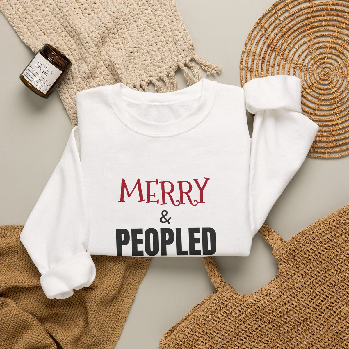 Merry And Peopled Out Sweatshirt