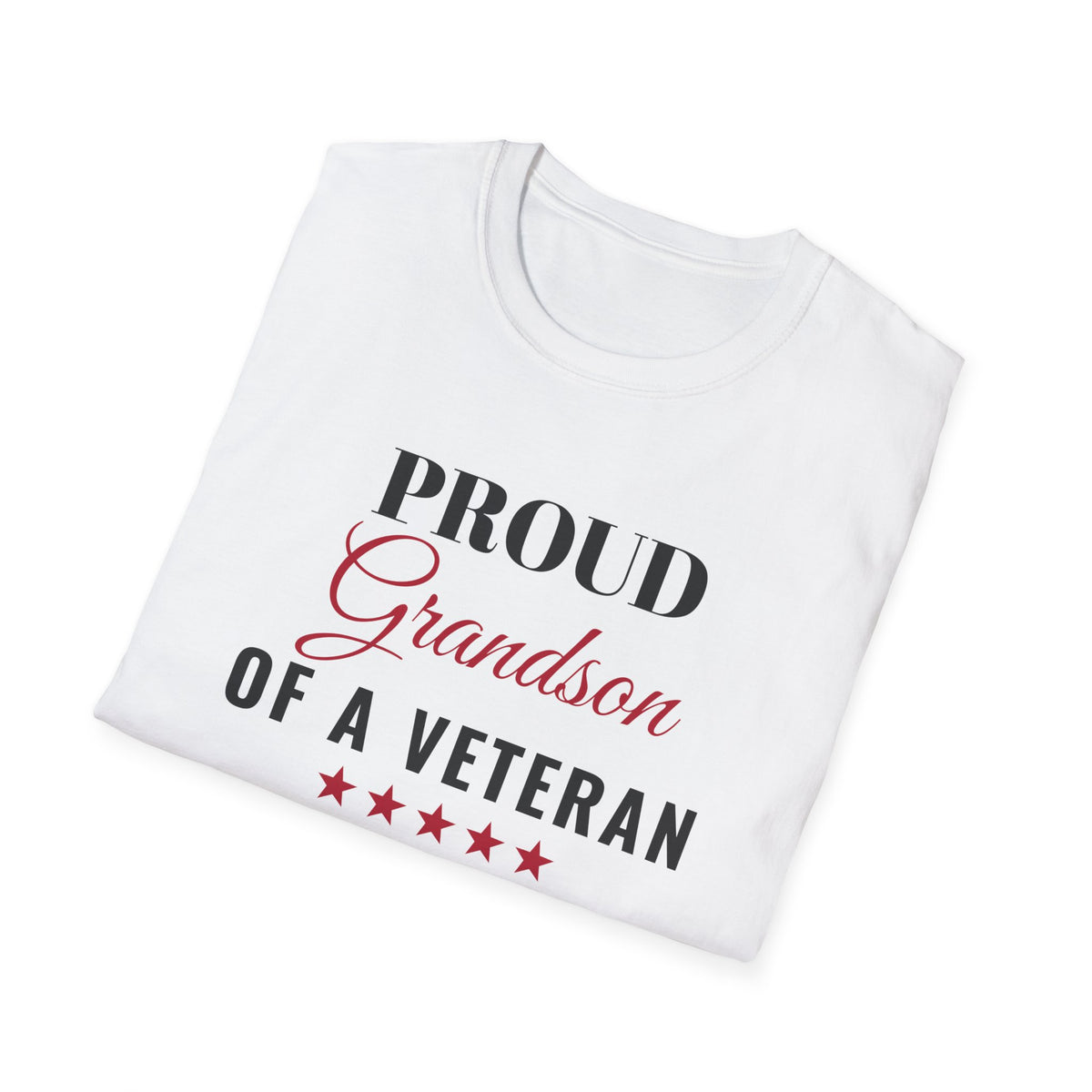 Proud Grandson Of A Veteran T-Shirt – Gifted Porch, view 5