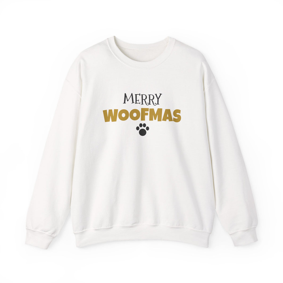 Merry Woofmas Dog Christmas Sweatshirt