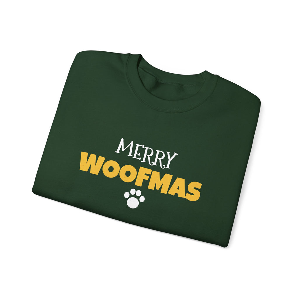 Merry Woofmas Dog Christmas Sweatshirt