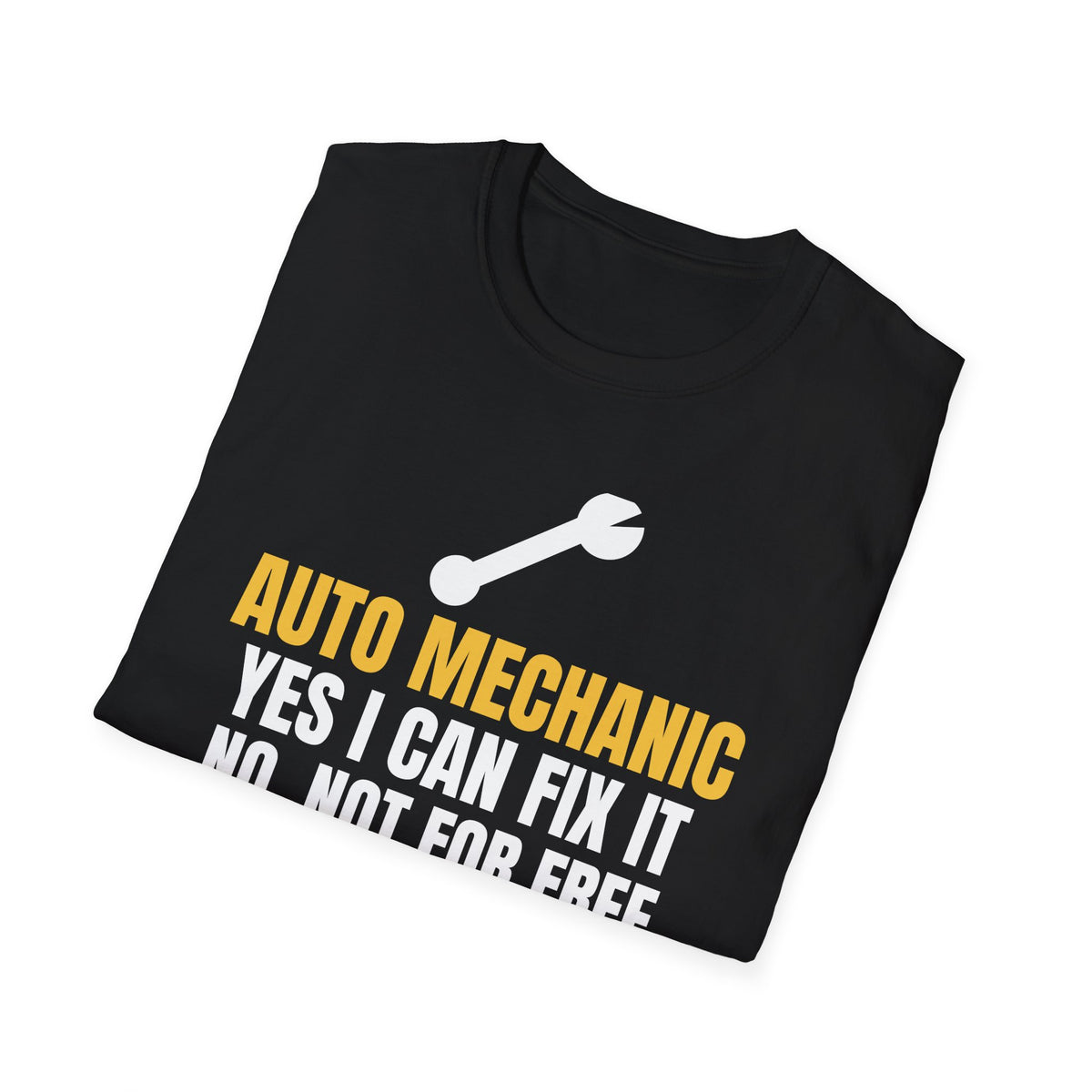 Yes I Can Fix It No Not For Free Mechanic T-Shirt – Gifted Porch, view 8