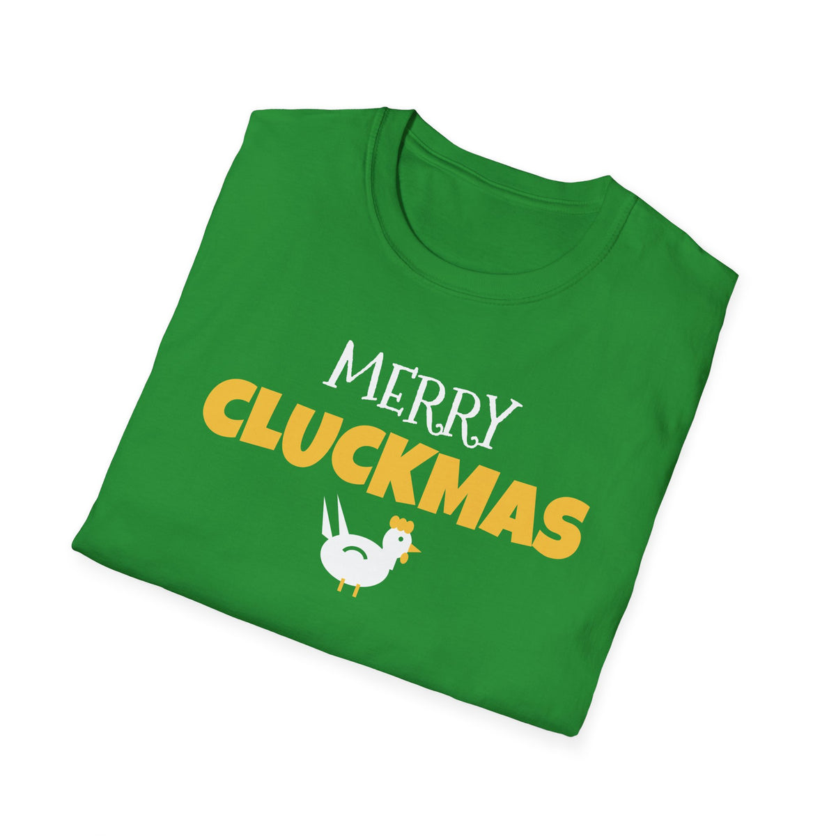 Merry Cluckmas Funny Chicken Christmas T-Shirt Chicken Lady Farm Holiday Tee – Gifted Porch