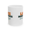 Lake Mornings And Hot Coffee Mug Lake Life Fishing Gift – Gifted Porch, view 2