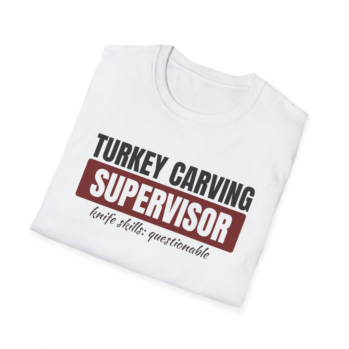 Turkey Carving Supervisor Funny Thanksgiving Dad T-Shirt – Gifted Porch, view 9