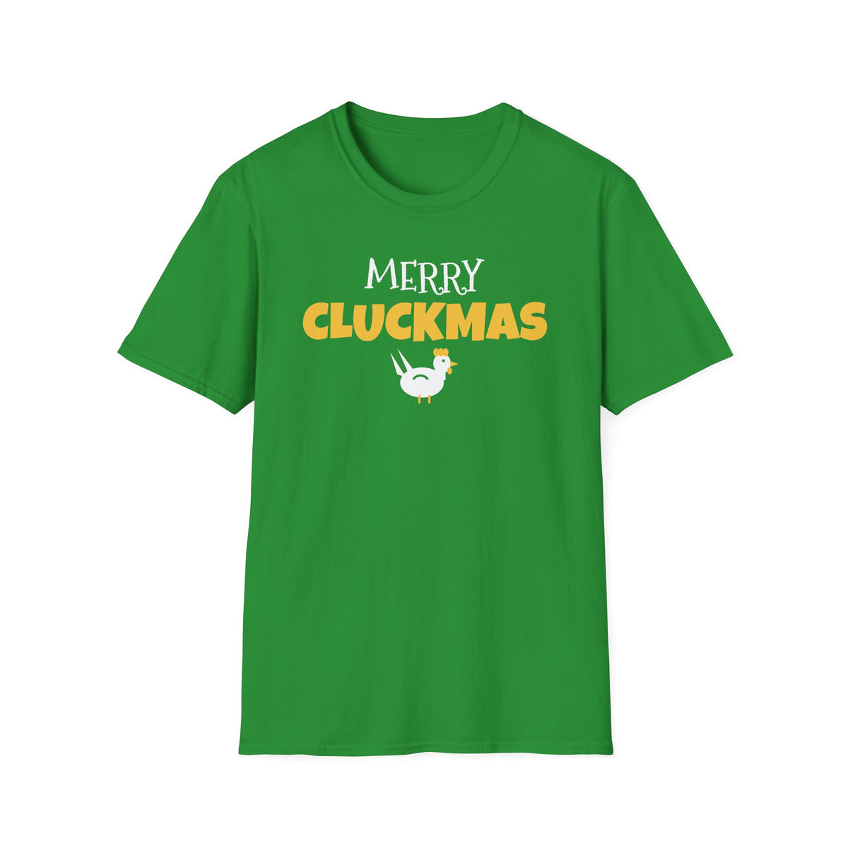 Merry Cluckmas Funny Chicken Christmas T-Shirt Chicken Lady Farm Holiday Tee – Gifted Porch