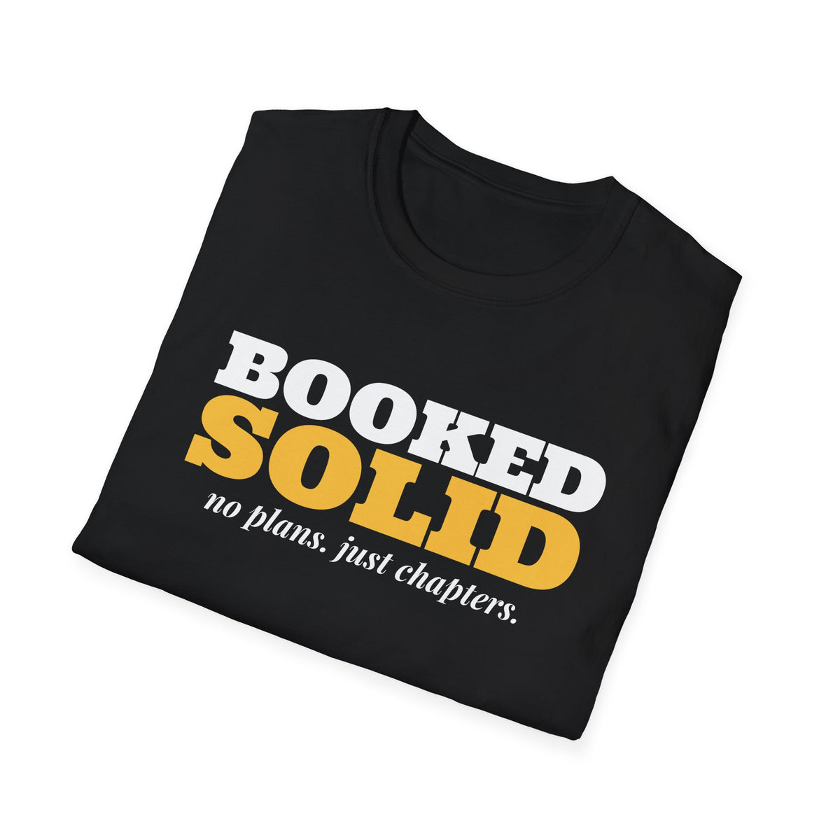 Booked Solid Funny Book Lover T-Shirt – Gifted Porch, view 8