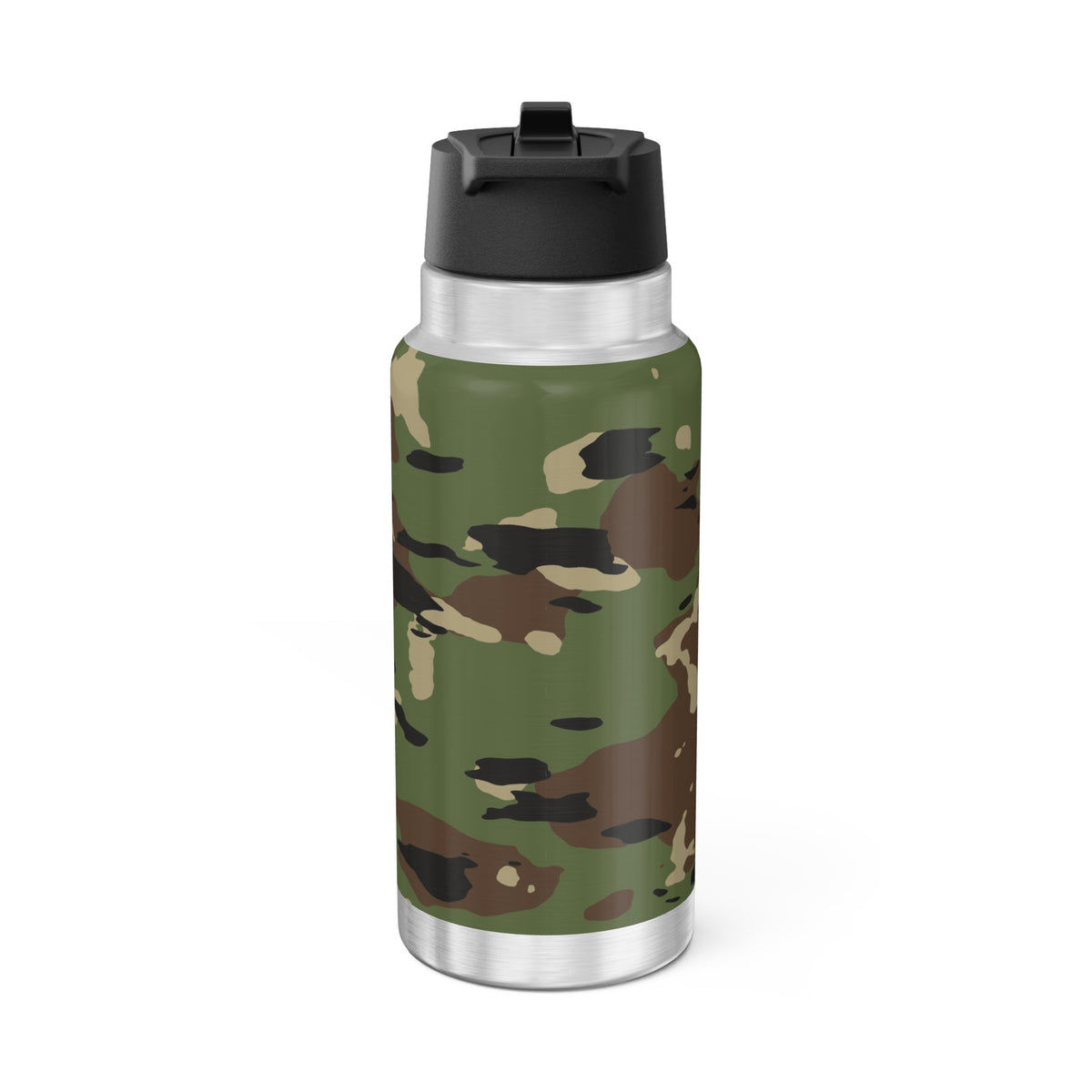 Woodland Camo 32oz tumbler – hunting tumbler by Gifted Porch