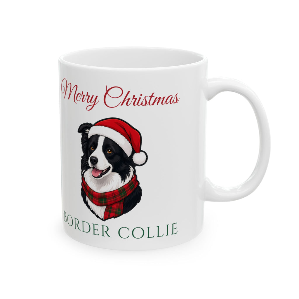 Border Collie Dog Christmas Mug – Gifted Porch, view 5