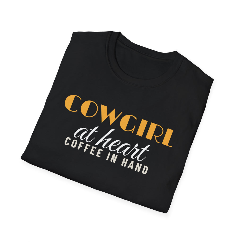 Cowgirl At Heart Coffee In Hand Western T-Shirt – Gifted Porch, view 8