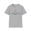 Merry Christmas Luke 2:11 Christian T-Shirt Savior Is Born Holiday Tee – Gifted Porch