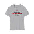 Promoted To Grandma Est 2027 T-Shirt Pregnancy Announcement New Grandma Tee – Gifted Porch