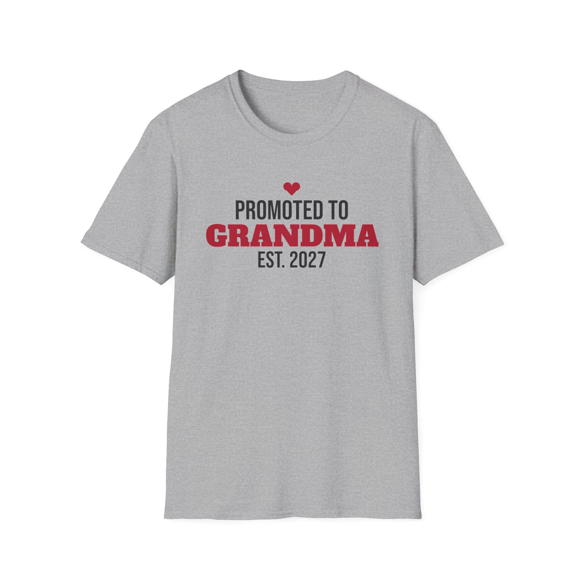 Promoted To Grandma Est 2027 T-Shirt Pregnancy Announcement New Grandma Tee – Gifted Porch