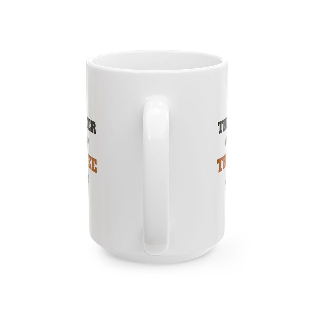 Rooster Woke Me Coffee Saved Me Funny Farm Mug – Gifted Porch, view 6