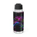 Glitch Wave 32oz tumbler – abstract art insulated tumbler by Gifted Porch