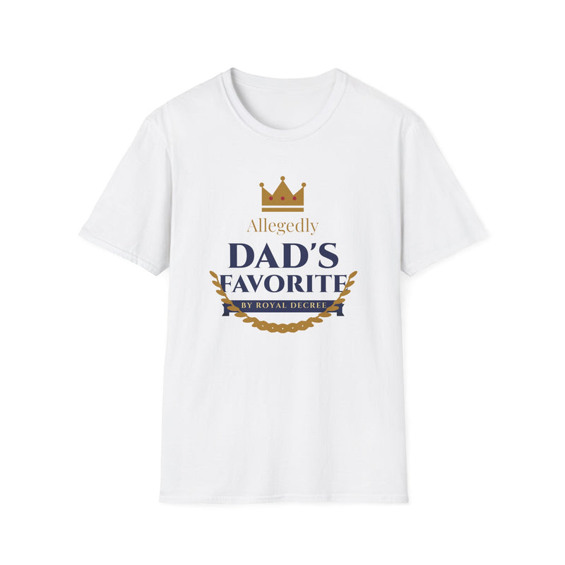 Allegedly Dad's Favorite t-shirt – gift for son or daughter by Gifted Porch