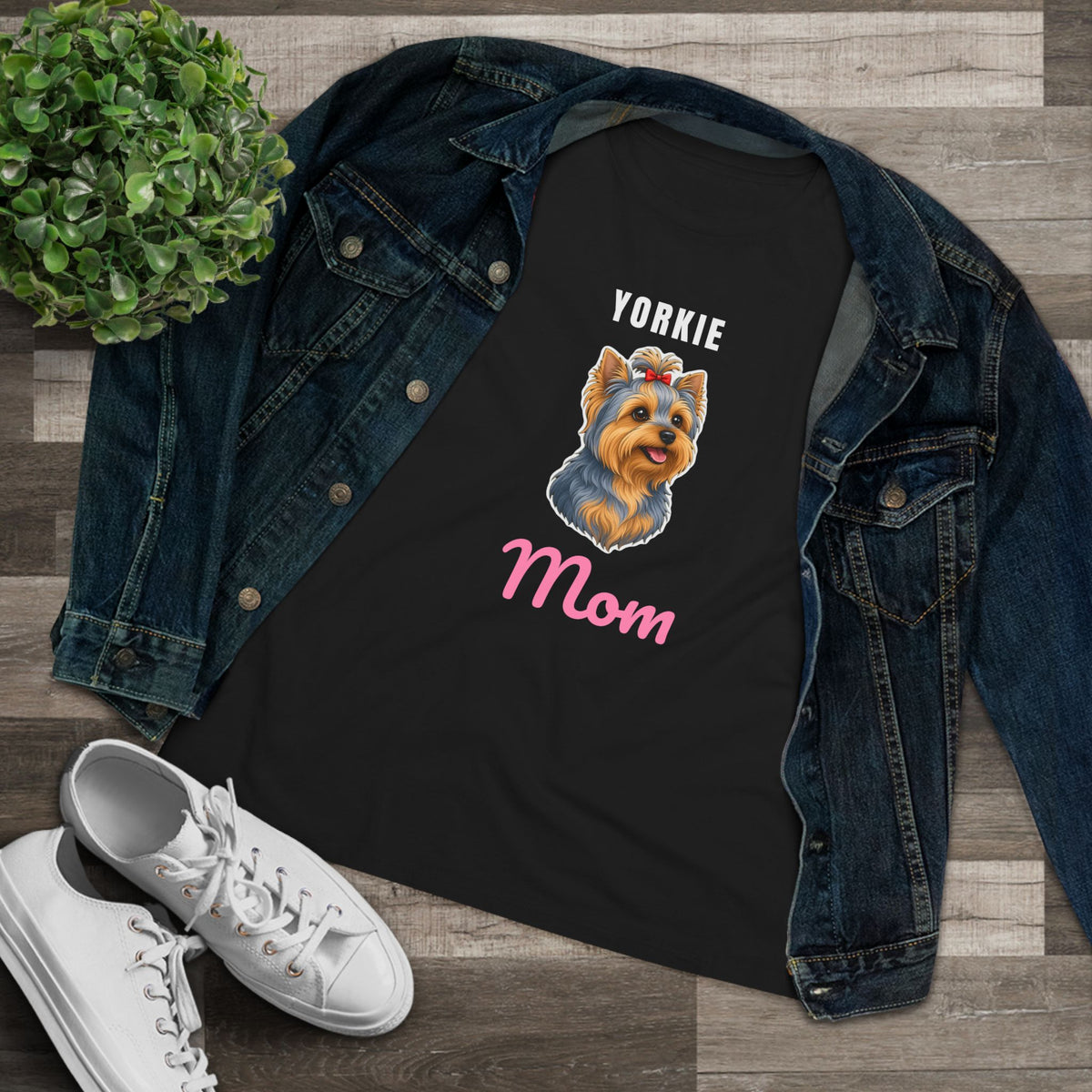 Yorkie Dog Mom Women's Tee