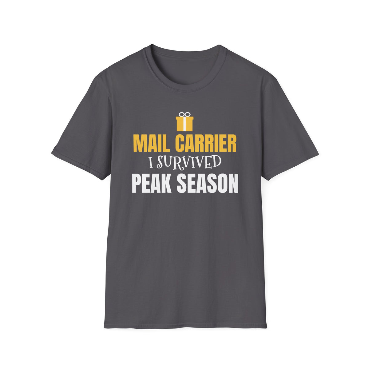 Mail Carrier I Survived Peak Season Funny Christmas T-Shirt Postal Worker Gift – Gifted Porch