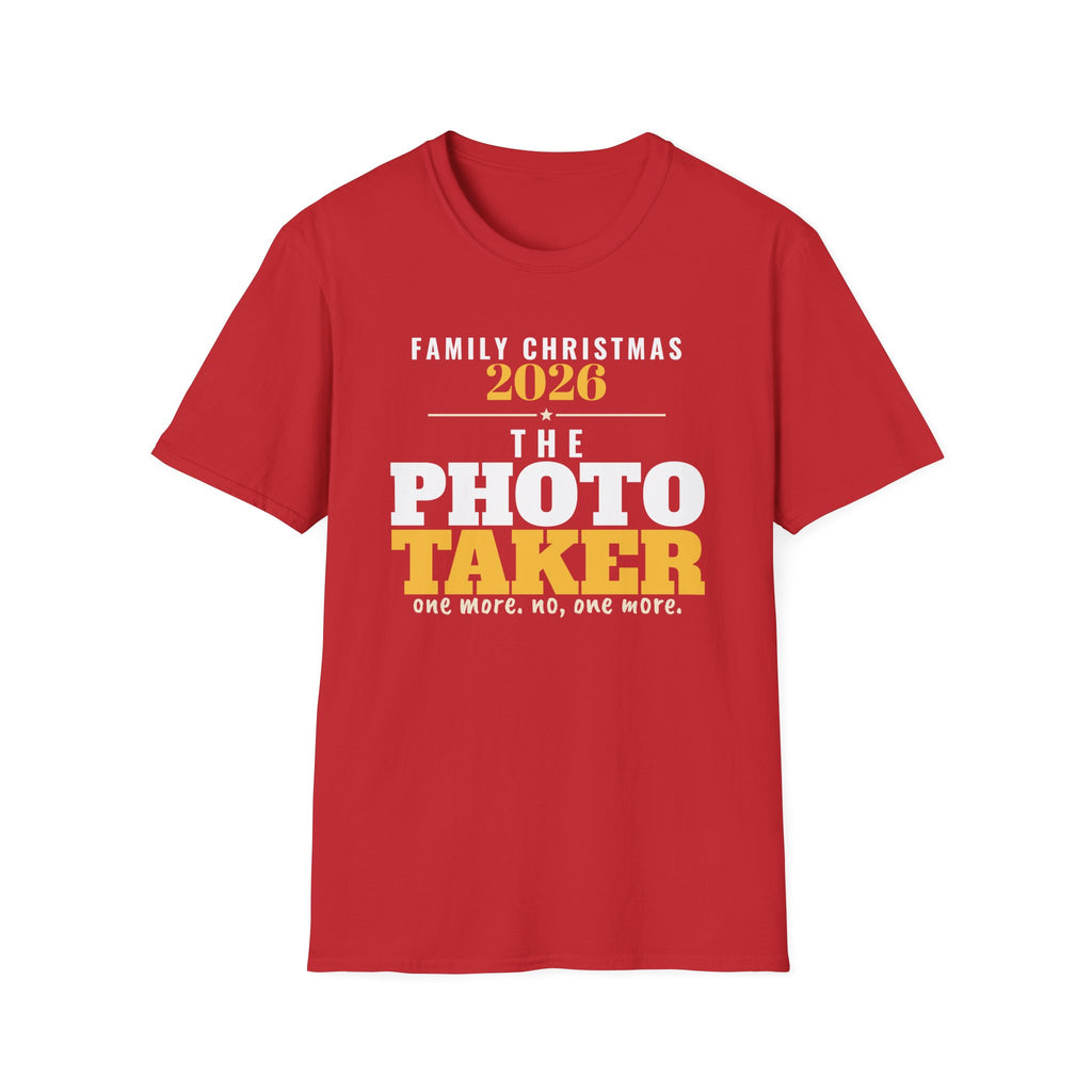 The Photo Taker Family Christmas 2026 Matching T-Shirt – Gifted Porch, view 4
