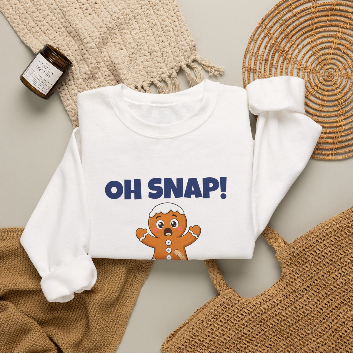 Oh Snap Gingerbread Sweatshirt