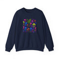 Trippy Mushroom Abstract Art Sweatshirt – unique art gift, photo 4