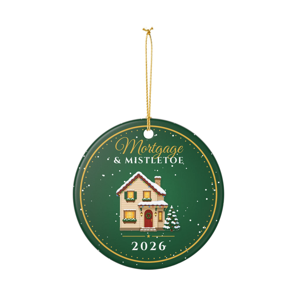 Mortgage & Mistletoe 2026 New Homeowner Christmas Ornament – Gifted Porch, view 4