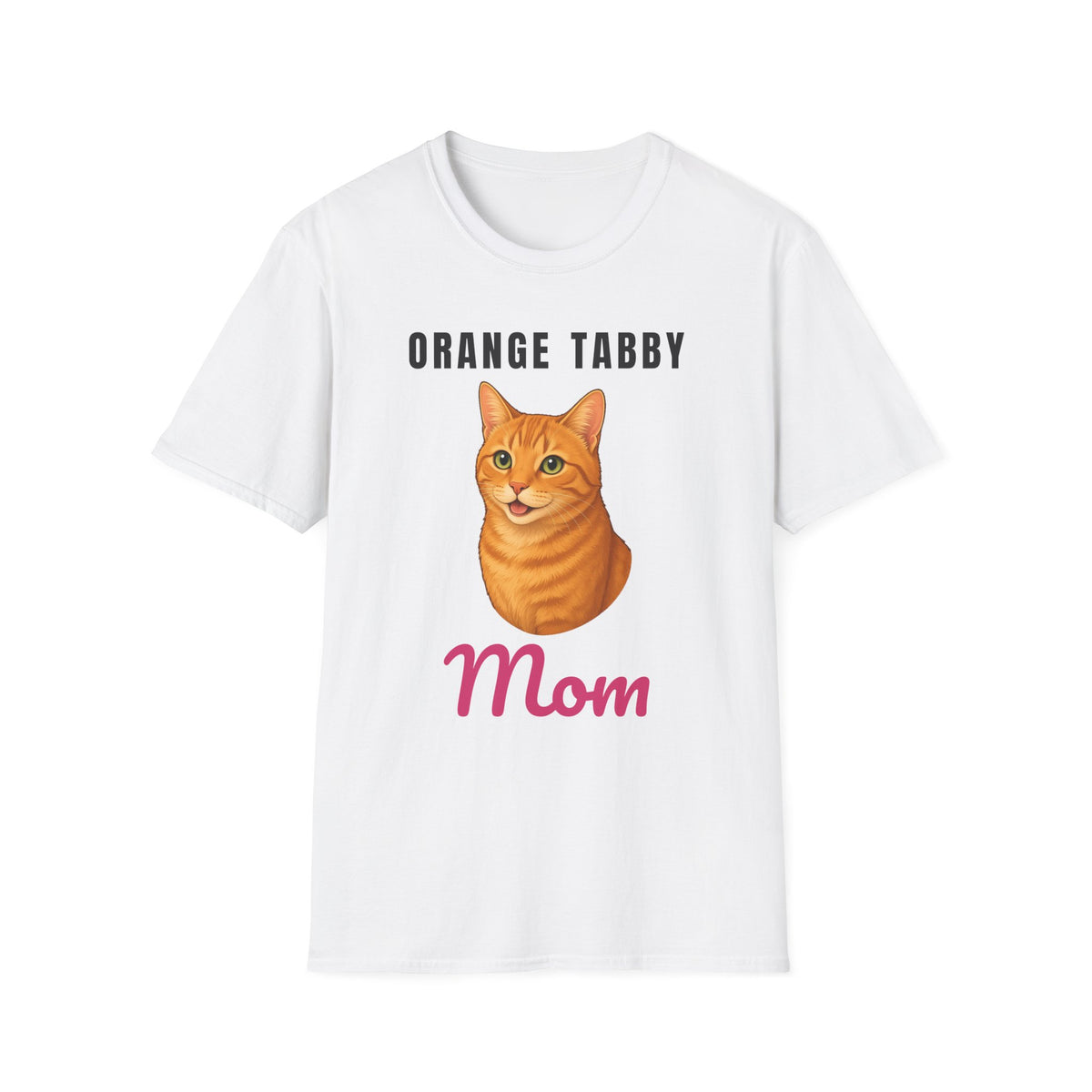 Orange Tabby Cat Mom Shirt