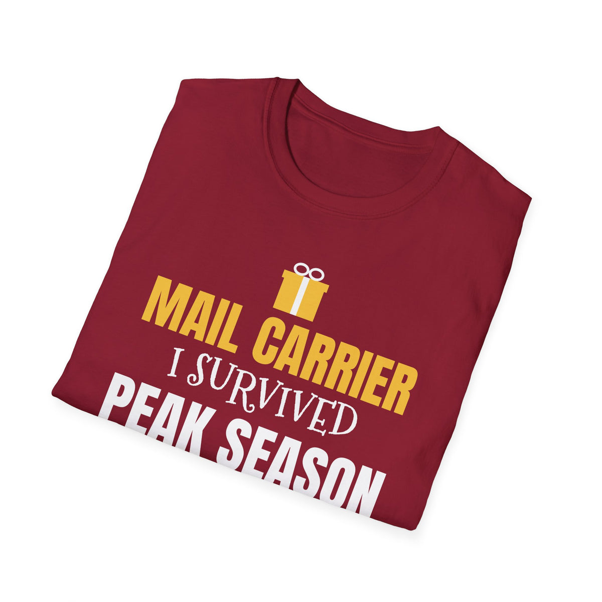 Mail Carrier I Survived Peak Season Funny Christmas T-Shirt Postal Worker Gift – Gifted Porch