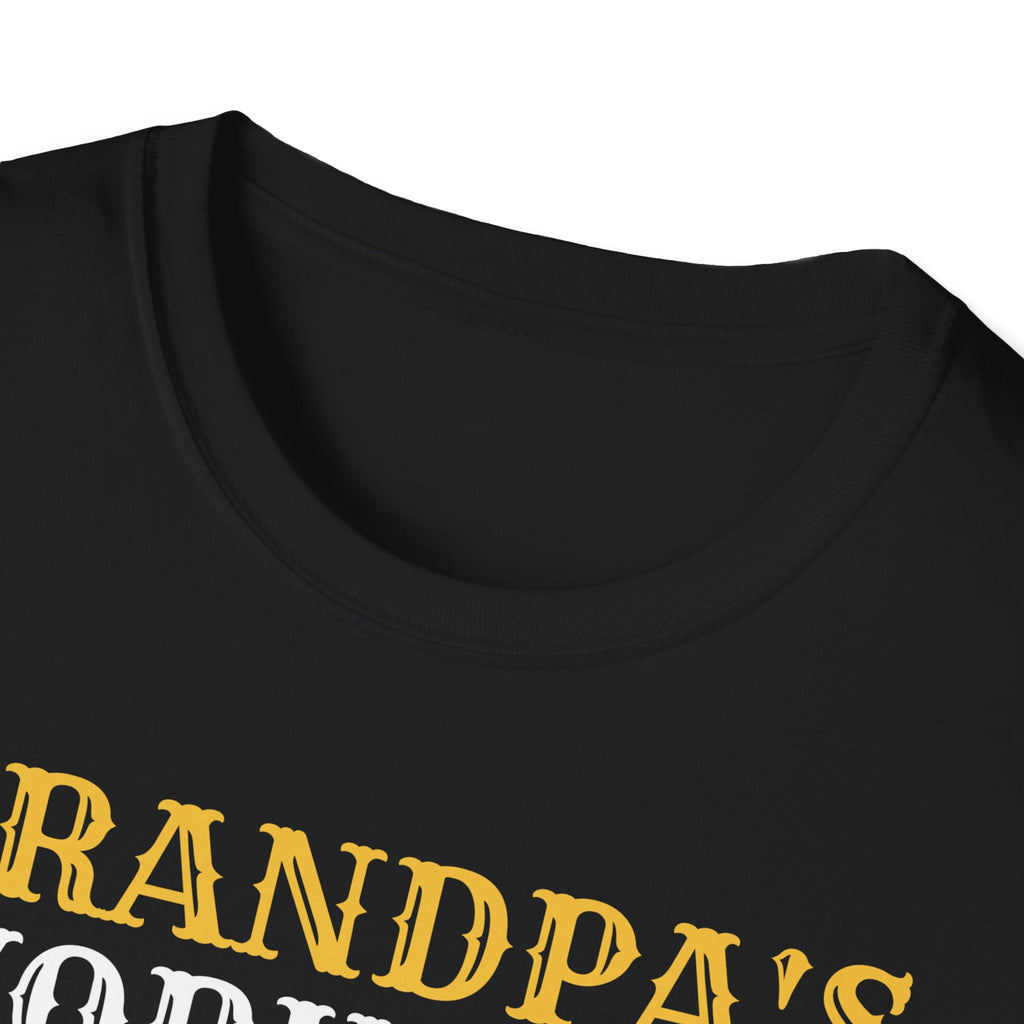 Grandpa's Workshop Santa Subcontracts Here T-Shirt – Gifted Porch, view 9