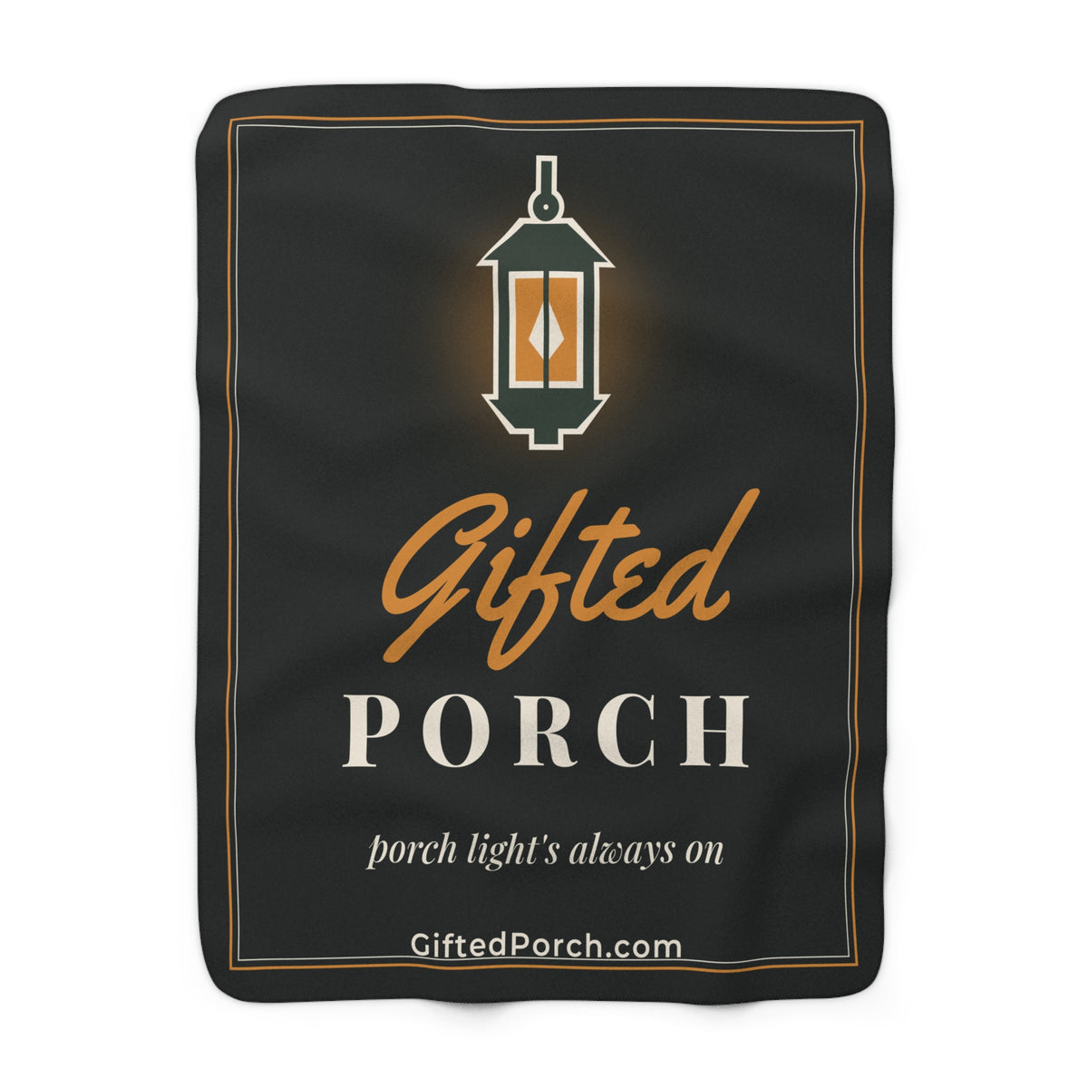 Gifted Porch Sherpa Throw