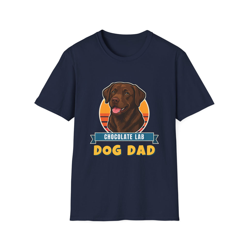 Chocolate Lab Dog Dad Shirt