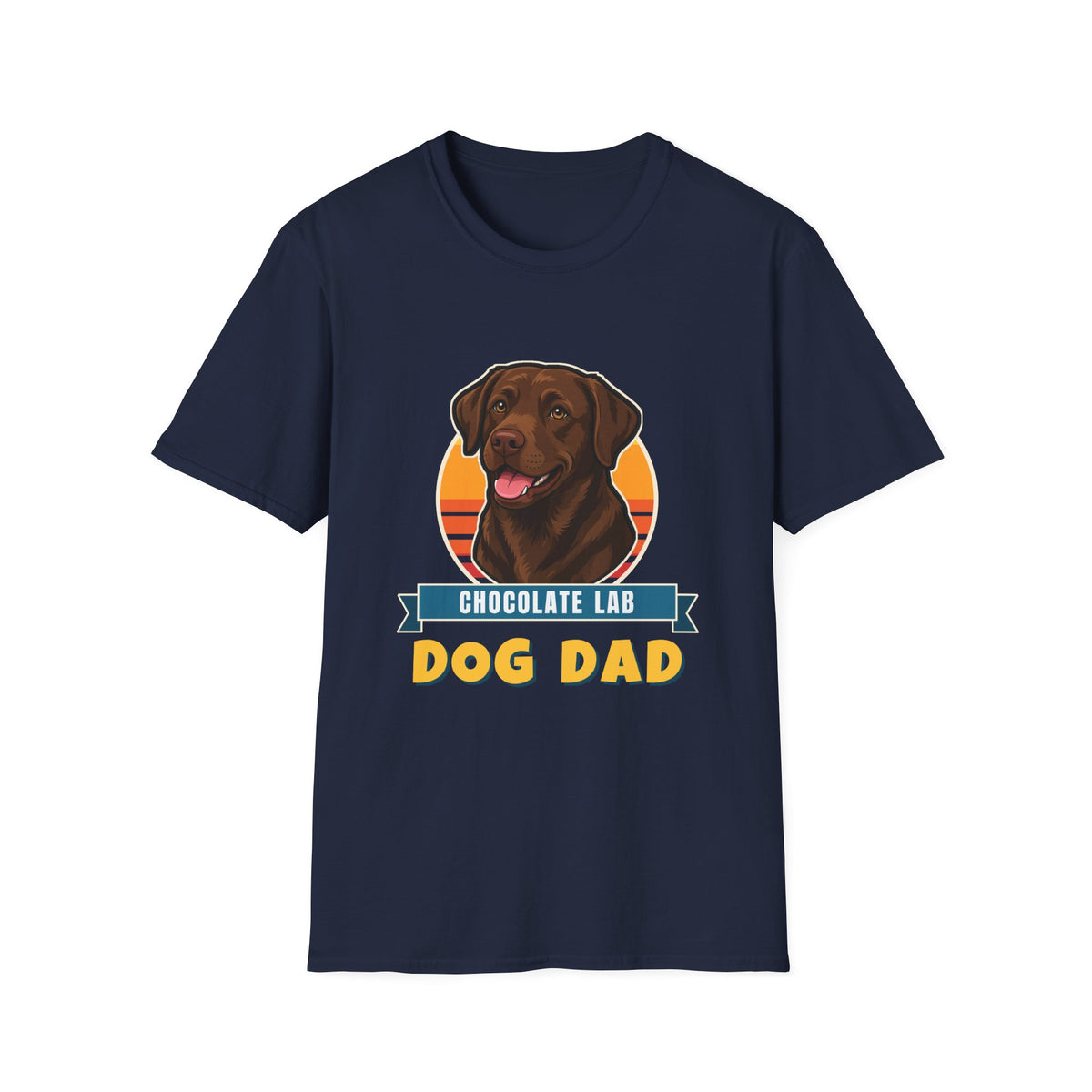 Chocolate Lab Dog Dad Shirt