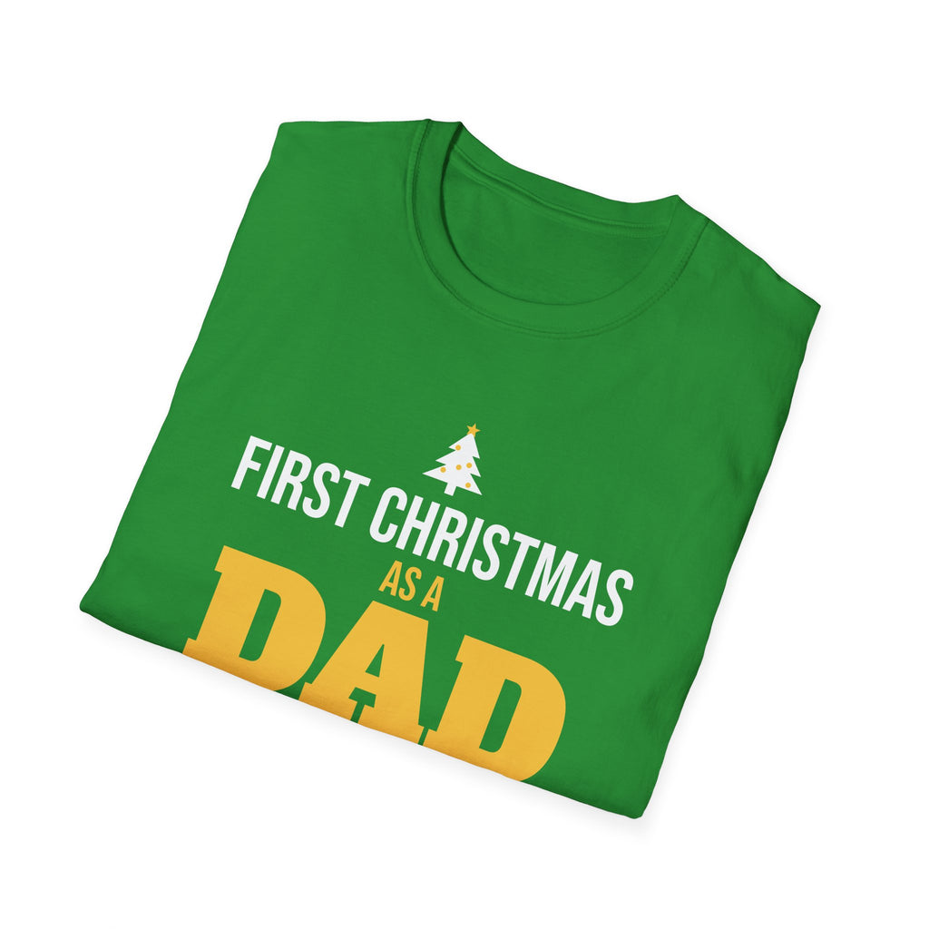 First Christmas As A Dad 2026 T-Shirt New Dad Holiday Gift Tee – Gifted Porch