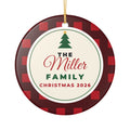 Personalized Family Name Christmas Ornament 2026 – Gifted Porch, view 2