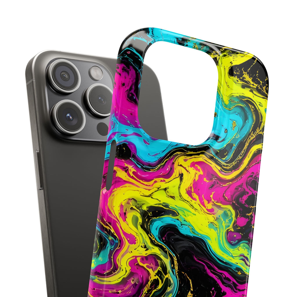 Neon Marble Abstract Phone Case