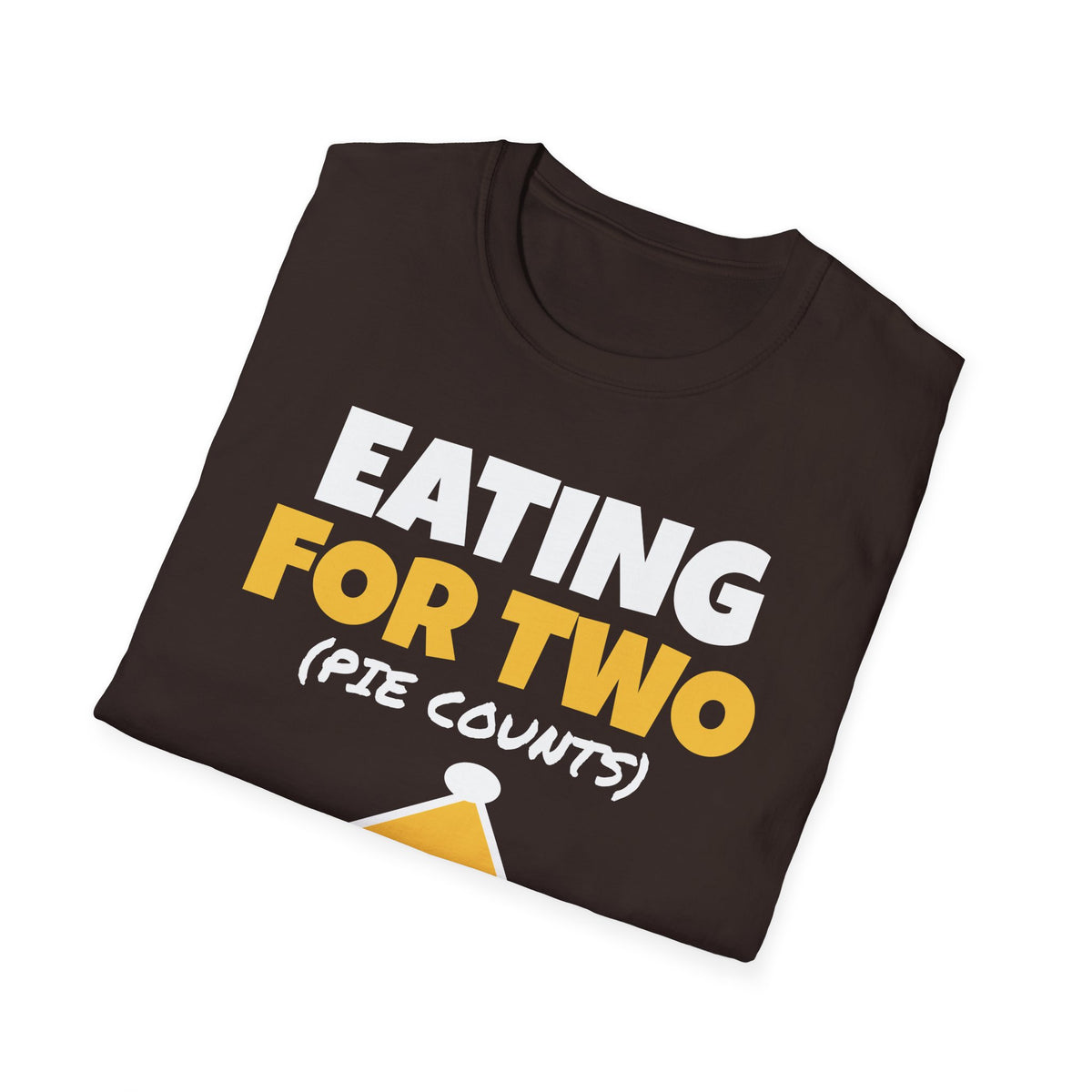 Eating For Two Pie Counts Thanksgiving Pregnancy T-Shirt – Gifted Porch, view 24