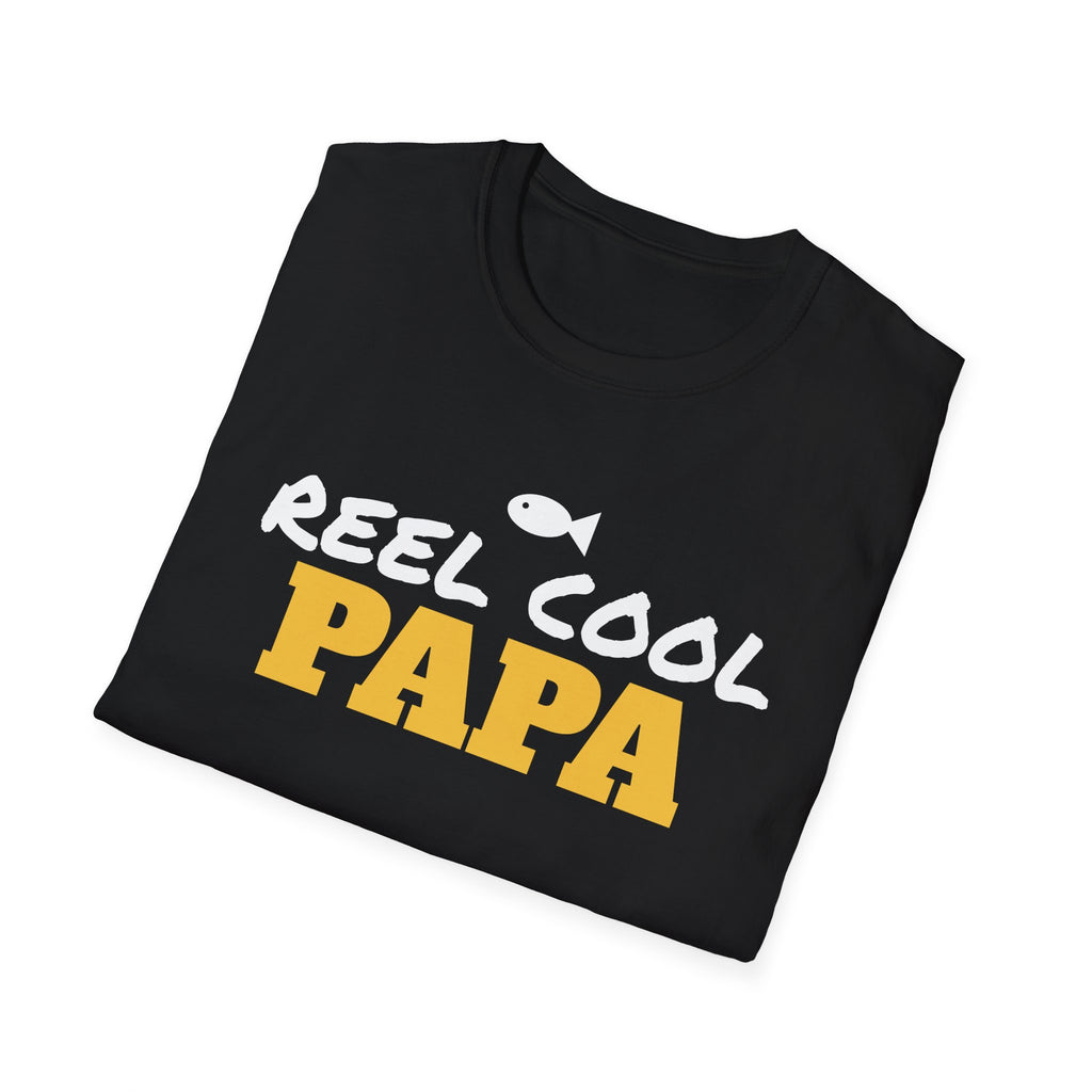 Reel Cool Papa Fishing T-Shirt Funny Grandpa Fisherman Gift Tee – Gifted Porch