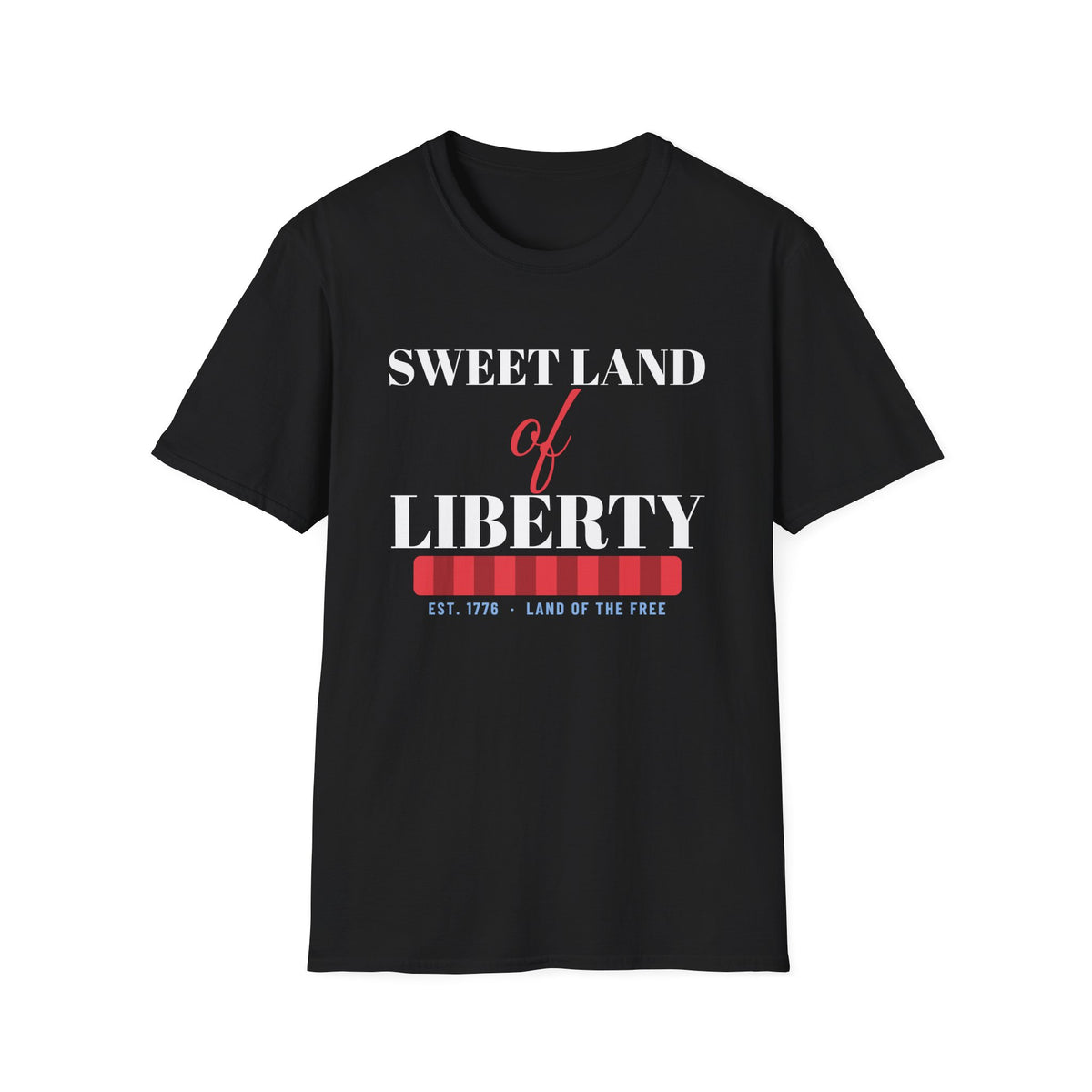 Sweet Land Of Liberty Vintage Patriotic T-Shirt – Gifted Porch, view 2